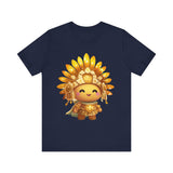 Chibi Inti Inca Sun God Cartoon Style Unisex T-Shirt