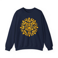 Mesoamerican Sun Face Unisex Sweatshirt