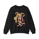 Abstract Aztec Culhua-Mexica Illustration Unisex Sweatshirt