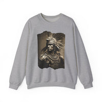 Vintage Inca Warrior Sepia Portrait Unisex Sweatshirt