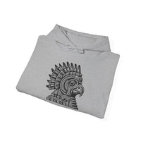Aztec Eagle Pyramid Emblem Unisex Hoodie