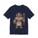 8-Bit Aztec Warrior Pixel Art Style Unisex T-Shirt
