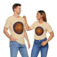 Neon Aztec Calendar Unisex T-Shirt