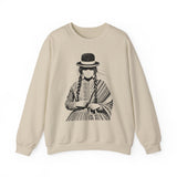Distress Peruvian Traditional Woman Unisex Sweatshirt