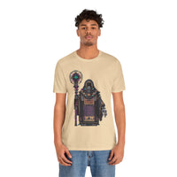 Cyber Temple Techno Priest Pixel Art Unisex T-Shirt