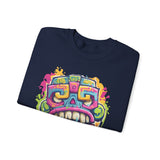 Graffiti Mayan Skull Cartoon Style Unisex Sweatshirt