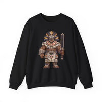 8-Bit Aztec Warrior Pixel Art Style Unisex Sweatshirt