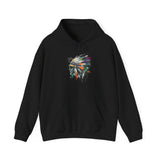 Urban Feather Headdress Graffiti Unisex Hoodie