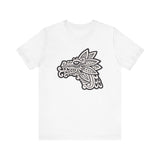 Quetzalcóatl Serpent Head Illustration Unisex T-Shirt