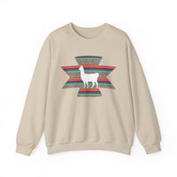 Andean Llama Fiesta Illustration Unisex Sweatshirt