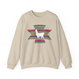 Andean Llama Fiesta Illustration Unisex Sweatshirt
