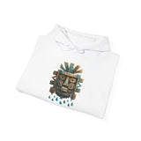 Tlaloc Ancient Rain Mask Glyph Unisex Hoodie