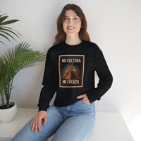Mayan Pyramid Chichen Itza – Mi Cultura Mi Fuerza Unisex Sweatshirt