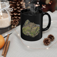 Machu Picchu Lost City Ruins Graphic Black Mug