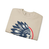 Tribal Visionary Chief Emblem Illustration Unisex Sweatshirt
