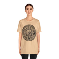 Sacred Aztec Calendar Face Unisex T-Shirt