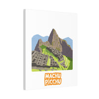 Illustration of Machu Picchu Canvas