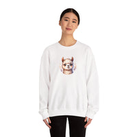 Inca Andean Llama Baby Face Illustration Unisex Sweatshirt