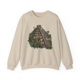 Mayan Jungle Pyramid Ruins Graphic Unisex Sweatshirt
