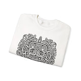 Mythic Mayan God Symbol Unisex Sweatshirt