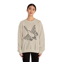 Nazca Lines Style Bird Unisex Sweatshirt