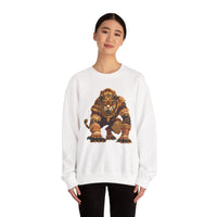 Pixel Art Mayan Jaguar Warrior Unisex Sweatshirt