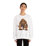 Pixel Art Mayan Jaguar Warrior Unisex Sweatshirt