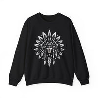 Sacred Tribal Chief Emblem Illustration Unisex Sweatshirt