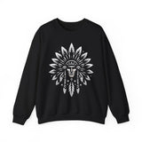 Sacred Tribal Chief Emblem Illustration Unisex Sweatshirt