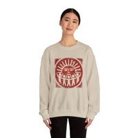 Radiant Tribal Sun Worship Inca Style Unisex Sweatshirt