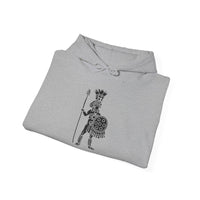 Cultural Aztec Warrior Graphic Illustration Unisex Hoodie