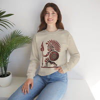 Young Warrior Glyph Pre-Hispanic Style Unisex Sweatshirt