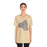 Quetzalcóatl Serpent Head Illustration Unisex T-Shirt