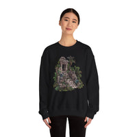 Mayan Jungle Temple Guardian Stairway Unisex Sweatshirt