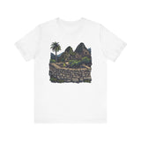 Andean Cliffside Inca Citadel Graphic Unisex T-Shirt