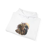 Ancient Inca Shaman with Condor Companion Unisex Hoodie