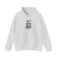 Fierce Inca Warrior Ink Illustration Unisex Hoodie