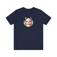 Inca Andean Llama Baby Face Illustration Unisex T-Shirt