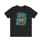 Glitter Serape Cactus on Leopard Burst Illustration Unisex T-Shirt