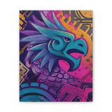 Urban Aztec Quetzalcoatl Spray-Paint Canvas