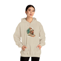 Maya Elder Warrior Watercolor Portrait Unisex Hoodie