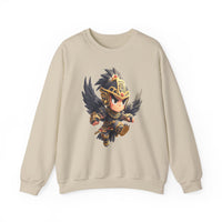 Chibi Falcon Warrior Inca Armor Unisex Sweatshirt