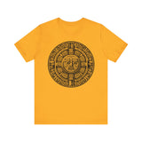 Sacred Aztec Calendar Face Unisex T-Shirt