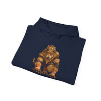 Pixel Art Mayan Jaguar Warrior Unisex Hoodie