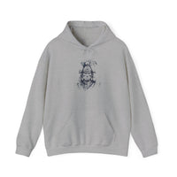Fierce Inca Warrior Ink Illustration Unisex Hoodie