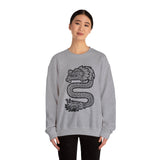 Dragon Aztec Illustration Unisex Sweatshirt