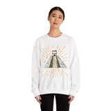 Mexico Monument Chichen Itzá Doodle Unisex Sweatshirt