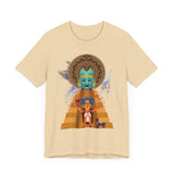 Celestial Aztec Ritual Illustration Unisex T-Shirt