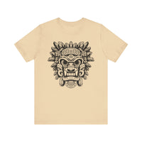 Aztec-Inspired Tlaloc God Tribe Graphic Unisex T-Shirt