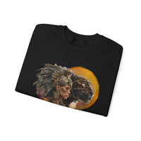 Aztec Jaguar Priestess Oracle Unisex Sweatshirt